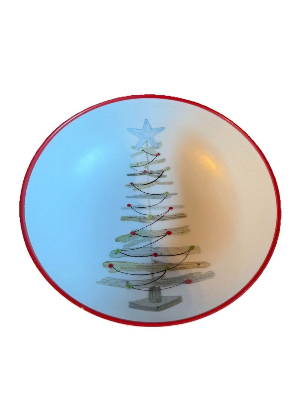 Sigrid Olsen Home 100% Melamine Christmas Tree Bowl
